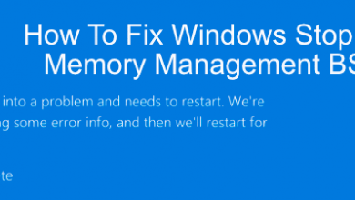 Photo of Step by Step Instructions to Repair Windows Stop Code Memory Management