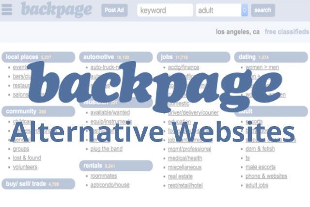 Backpage Alternatives Websites