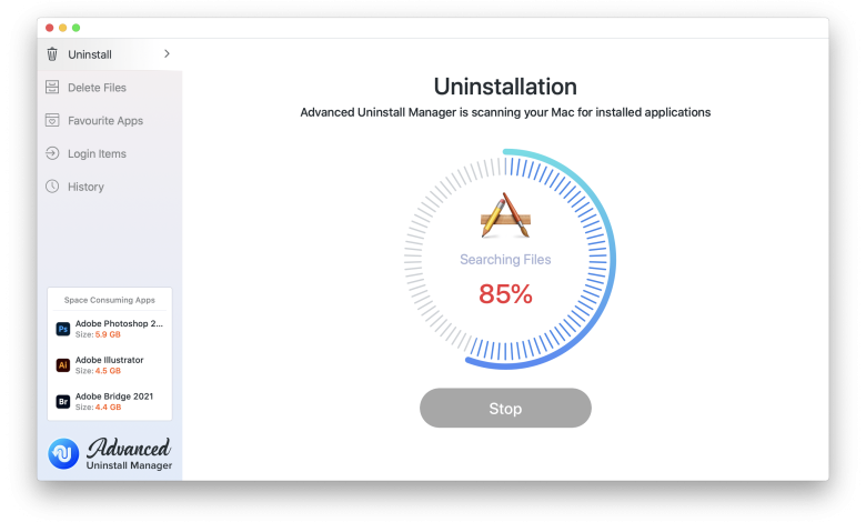 Advanced Uninstall Manager Console