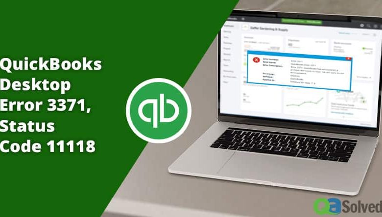 QuickBooks Error 3371 status code 11118