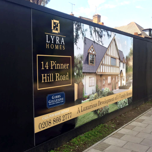 builders advertising boards