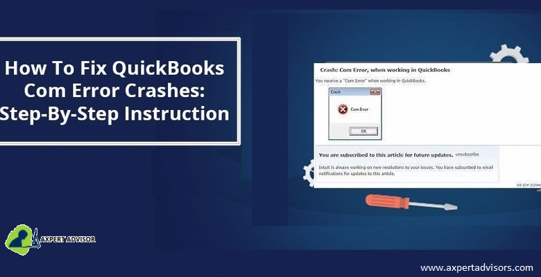 Fix QuickBooks Crash Com Error