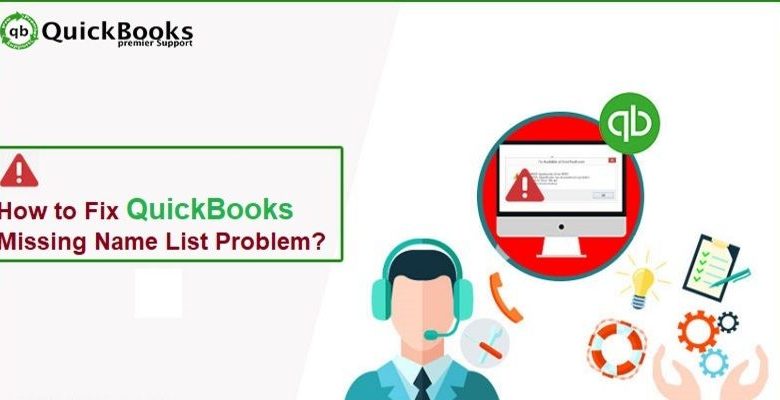 QuickBooks Error Code Missing Name List Problem