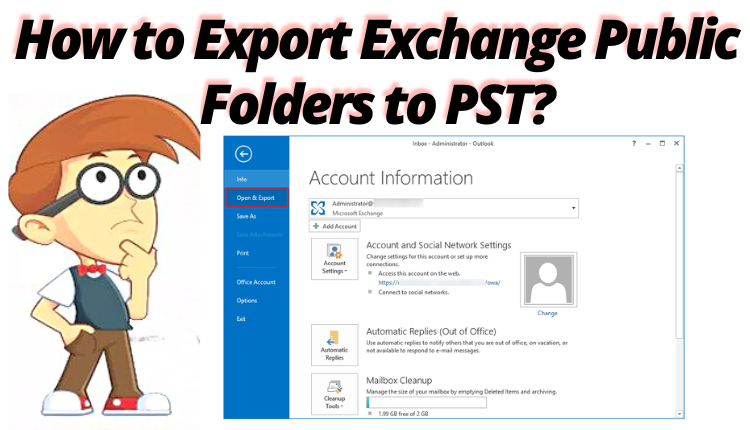 export exchange public folders to pst